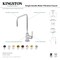 Kingston Brass SingleHandle Water Filtration Faucet, Brushed Brass KS6197CTL - alternate 2